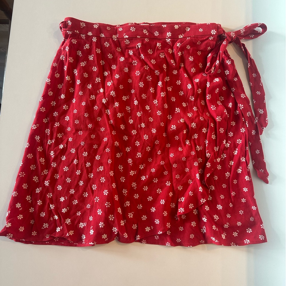 Madewell wrap skirt